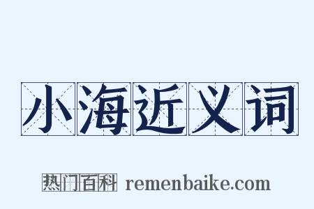 小海近义词是什么意思的图片